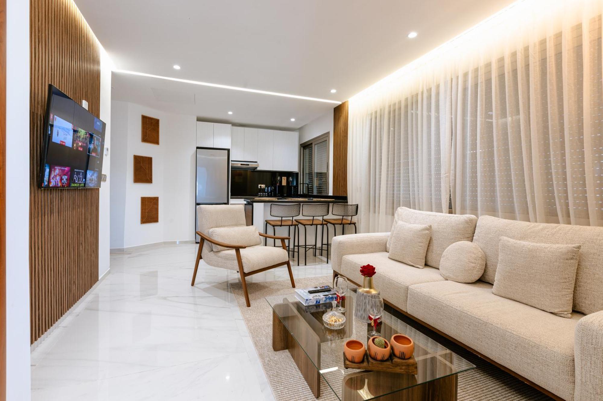Marina View Residence Luxurious Studio Retreat With Stunning Ocean Views 1 Double Bedroom, 1 Convertible Couch Tanger Ngoại thất bức ảnh
