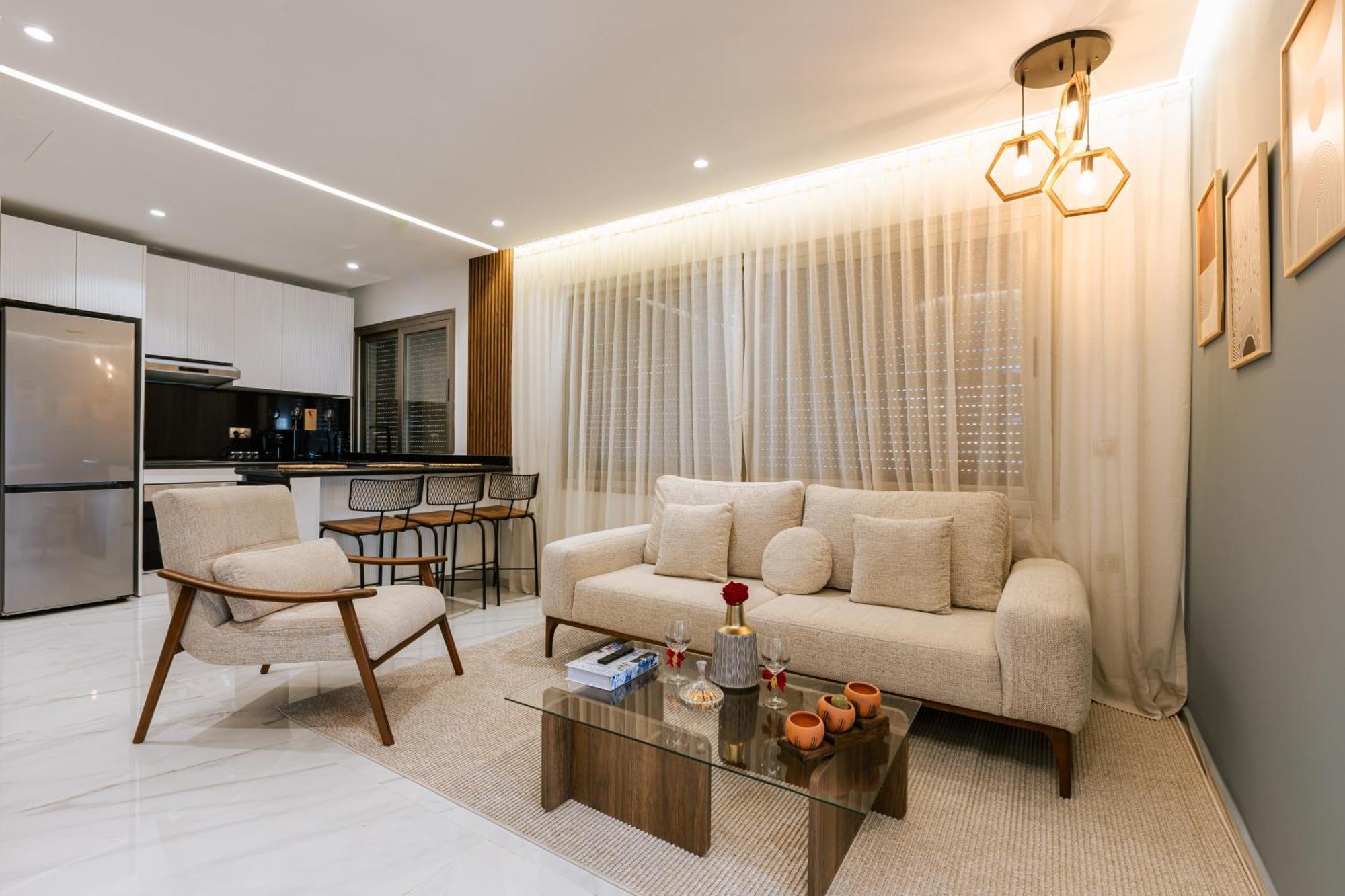 Marina View Residence Luxurious Studio Retreat With Stunning Ocean Views 1 Double Bedroom, 1 Convertible Couch Tanger Ngoại thất bức ảnh