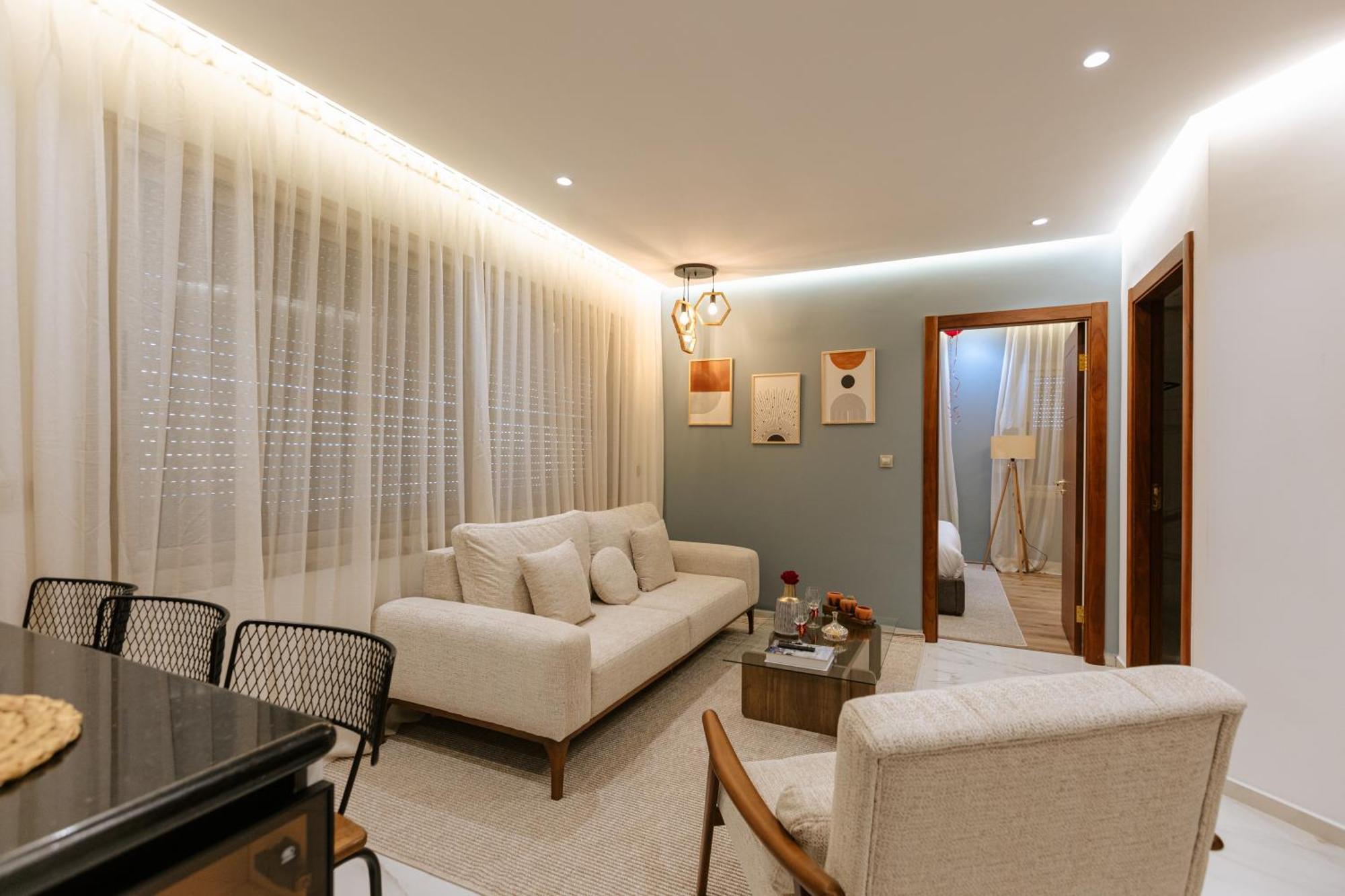 Marina View Residence Luxurious Studio Retreat With Stunning Ocean Views 1 Double Bedroom, 1 Convertible Couch Tanger Ngoại thất bức ảnh